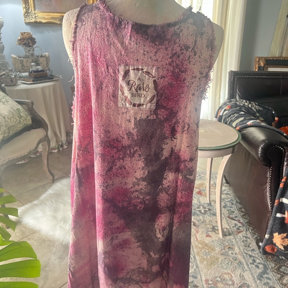 A Rare Bird Pink sleeveless tunic